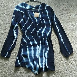 Tyedye short romper